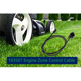 Cable de control de zona del motor 183567 para Craftsman Poulan adecuación 532183567 182755 532182755 Control de seguridad Cortacésped Césped Comedor de malas hierbas, se adapta a cortacéspedes y