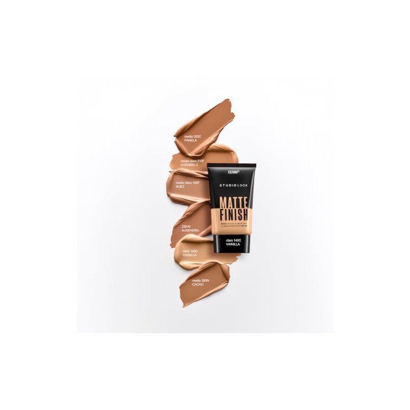 CYZONE - Studio Look Base Matte Finish Color Claro 140C,