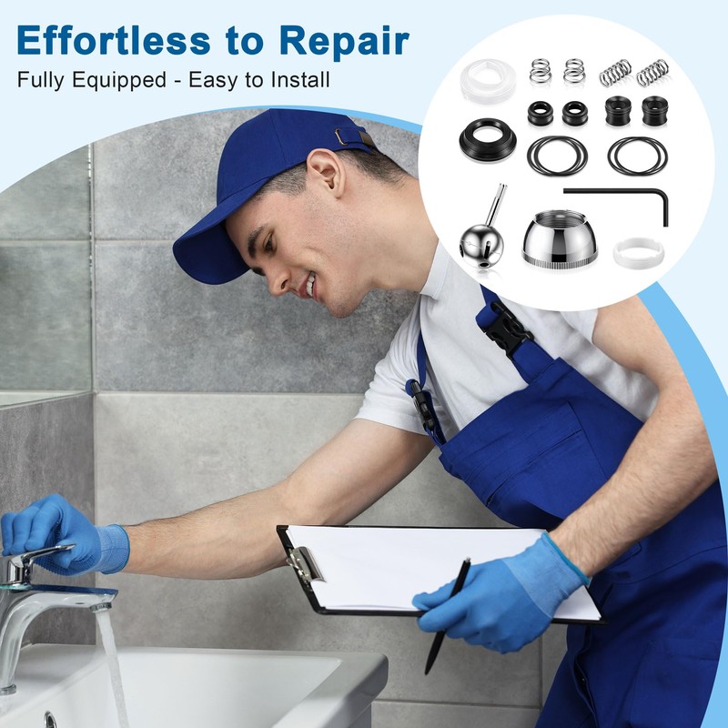 Avenuebool Faucet Repair Kit, Compatible with Delta/Peerless RP44123, Compatible with