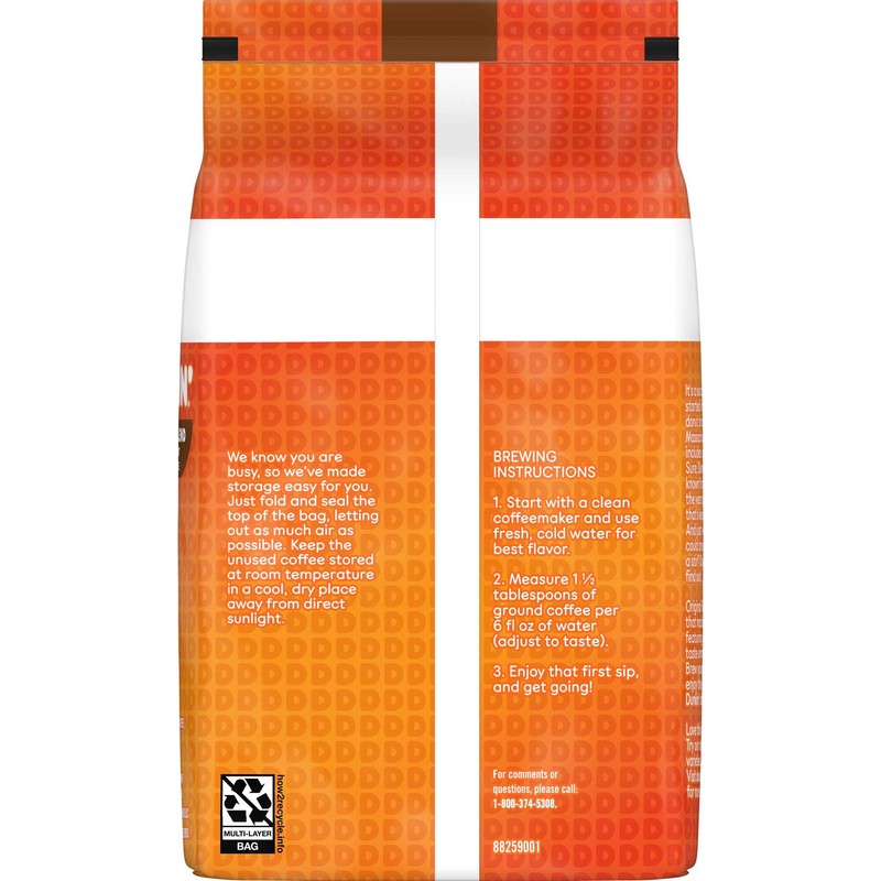 Dunkin' Original Blend Medium Roast Ground Coffee, 20 Ounces