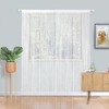 YIIBAII Cortinas de cuerda para puerta, cortinas con flecos para