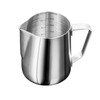 Stainless Steel Frothing Pitcher, 12 Ounce, for Perfect Milk Foam