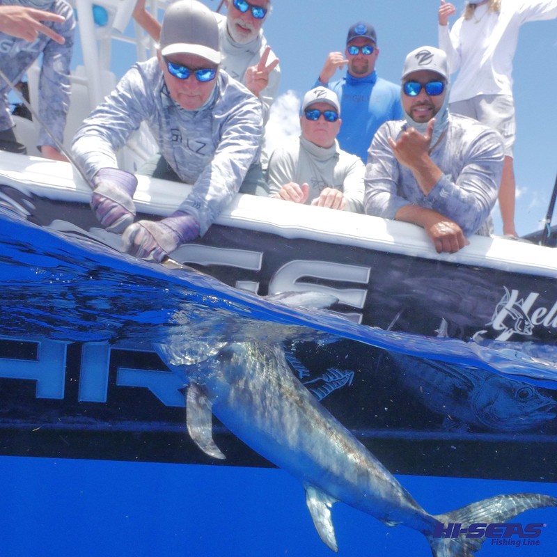 Hi-Seas Grand Slam Bluewater líder de fluorocarbono 100%, Prueba de