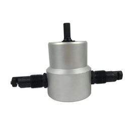 DOITOOL 1 Set Metal Cutting Tool Pneumatic Cutting Tool Metal Cutters Drill Accessories Double Headed Cutting Nibbler Drill Attachment Cutting Tool Iron Sheet Appendix Metal Sheets Slicer