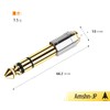 3.5mm Stereo Mini Plug Convert 6.3mm Stereo Standard Plug Conversion