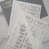 XOXOKristen Return Address Label Stickers Printed with Gold Foil, Envelope