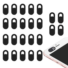 anneratteryer 24 Stück Handy Kamera Webcam Abdeckung Laptop Abdeckung Laptop Webcam Cover Für Tablet Schutz Ihrer Privatsphäre(Schwarz)