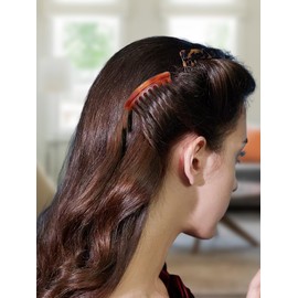 HYFEEL HYFEEL Hair Side Combs - Small French Side Hair Comb Clips for Women Decorative French Twist Hair Styling Accessories -4 Pcs (Tortoise, Brown)