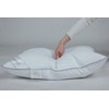 Eastwarmth Standard Goose Feather Down Pillow, 100% Soft Cotton Cover