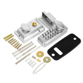 Sutinna Digital Code Lock, Mechanical Door Lock Digital Code Lock Keyless Entry Security Deadbolt Door Lock Password Waterproof Deadbolt Keypad