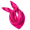FULEI Silk Feel Scarf for Women 70cm Square Head Bandana