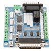 MACH3 Interface 5 Axis CNC Stepper Motor Driver Controller Breakout