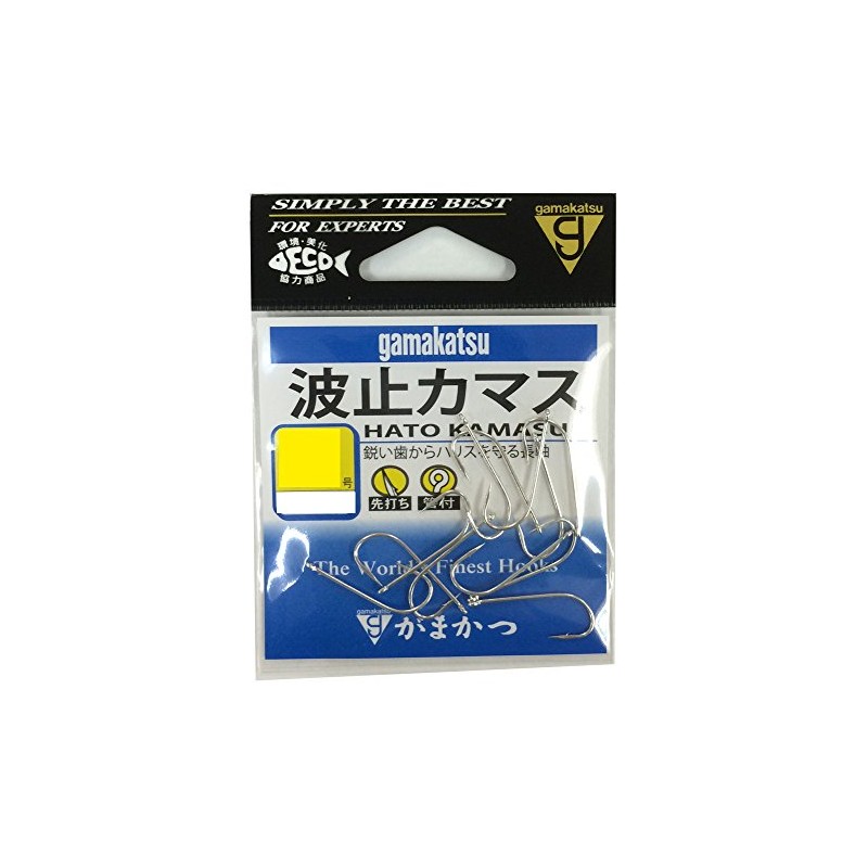 Gamakatsu Wave KAMAS Hook White No. 14 Fishing Hooks