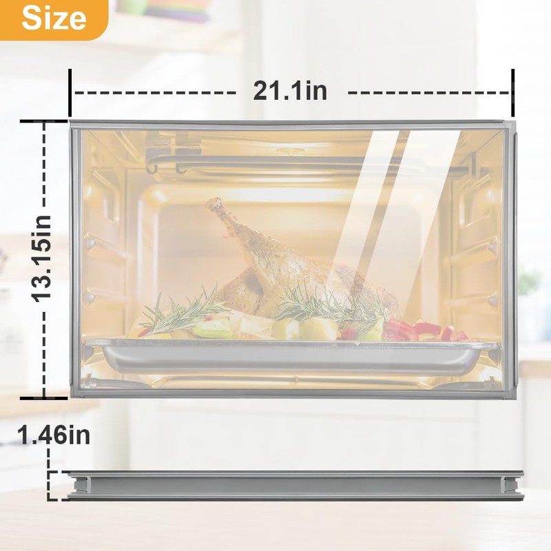 WB56X22160 Range Oven Inner Door Glass for GE Oven, Stove,