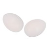 Yibuy lot Solid Plastic Eggs Dummy Eggs For Magician Fake