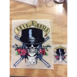 Unbranded Guns N Roses Greatest Heavy Metal Rock Band DTF Heat Ready Press Front + Pocket!