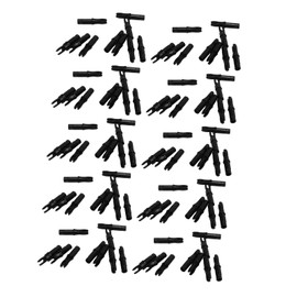 100pcs Archery Arrow Nock Durable Plastic Insert Arrow Nocks Light Weight Arrow Nocks Replacement for Archery Bow (Black)