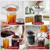 Serinar Stainless Steel Metal Canning Funnel with Removable Strainer, for