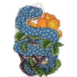 Alisena Snake Counted cross stitch kit 8089A