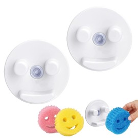 Pack of 5 Sponge Mommy Washing Up Sponge Smiley Sponge Scratch-Free Dirt Eraser Sponge for the Kitchen, Odour-Resistant Smiley Sponge