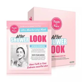 Face in Face 애프터샤워룩 하이드로겔 마스크 10매(수분,진정) After Shower Look Hydrogel Mask 10 Sheets (Moisturizing, Soothing)