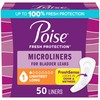 Poise Daily Microliners, Incontinence Panty Liners for Bladder Leaks, 1