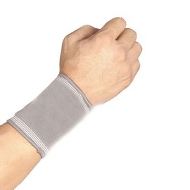 Solace Care Elastic Wrist Support - Active Sports Sprain Strain Wrap - Carpal Tunnel Syndrome - Arthritis Pain - Compression Bandage (Large - 7.5" - 9.5")