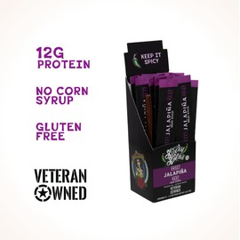 Lucky Lola’s | Sweet Jalapiña Heat Meat Sticks - 15 Pack | 12g Protein, Pork & Beef | On-the-Go, Low-Carb Diet, High Protein Snack, Post-Workout | Gluten Free, Dairy Free, No Corn Syrup, No Artificial Flavors, No Artificial Colors, No Artificial Preservatives