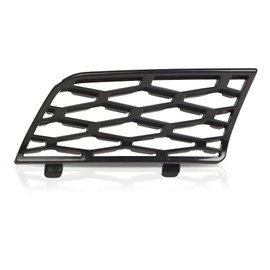 PIT66 Front Bumper Air Inlet Grill Cover Passenger Right Side Compatible with Range Rover L322 2006-2009 with the 4.2L V8 Supercharged engine, Not Fit for Range Rover Sport models DXB500380PUY Black