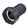 sourcing map ABS Hose Nozzle Fitting Coupling 50 mm Barb