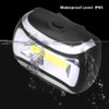 Dilwe Battery Headlight, Waterproof Camping Head Light with COB Bead