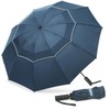 Fulynmen 62 Inch Large Travel Compact Umbrella Windproof Golf Umbrella