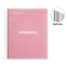 Miquelrius Spiral Bound Plastic Notebook, 160 Sheets, 8 Colours, Squared