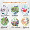 Diamond DIY Sticker Paintings Kits for Adults，5D DIY Crystal Diamond