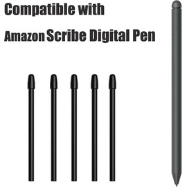 5 Pack Replacement Tips/Nibs Compatible for Kindle Scribe Digital Pen, Smooth Writing, 4096 Levels Pressure