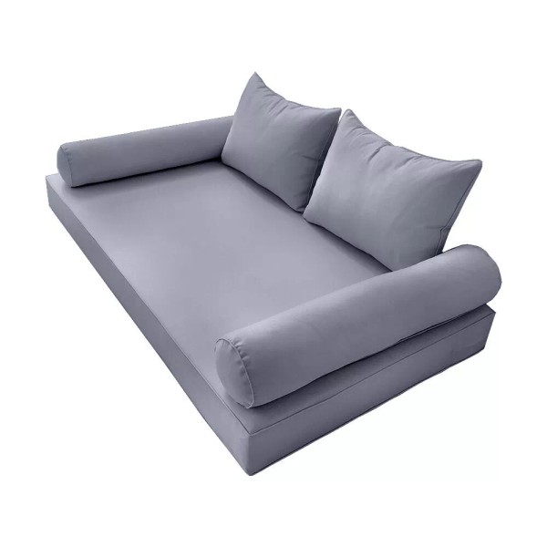 Unbranded |COVER ONLY| Style 4 Twin Piped Trim Daybed Mattress