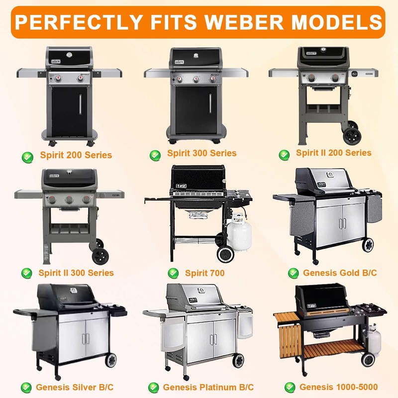 7658 Grill Griddle for Weber Spirit 200 300 Series Spirit