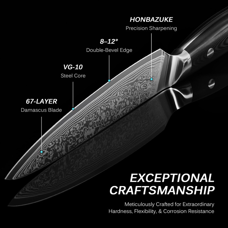 KYOKU Chef Utility Knife - 6" - Shogun Series -