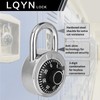 Combination Lock, LQYN Standard Dial Combination Lock, Pack of 1;