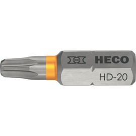 HECO HD 20 Drive Bits Orange Pack of 10
