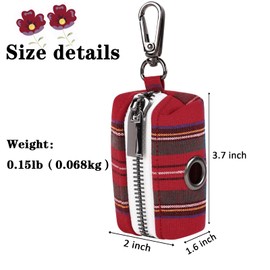 Unique style paws Dog Poop Bag Holder Reusable Waste Bag Dispenser for Travel,Park and Outdoor Use Includes 2 Roll Dog Poop Bags