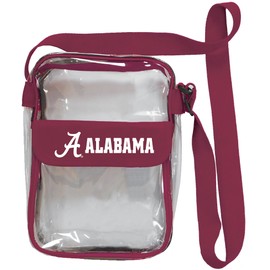 Storm Duds Clear Crossbody Bag (Alabama Crimson Tide)