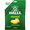 HALLS Defense Assorted Citrus Vitamin C Drops, Economy Pack, 80