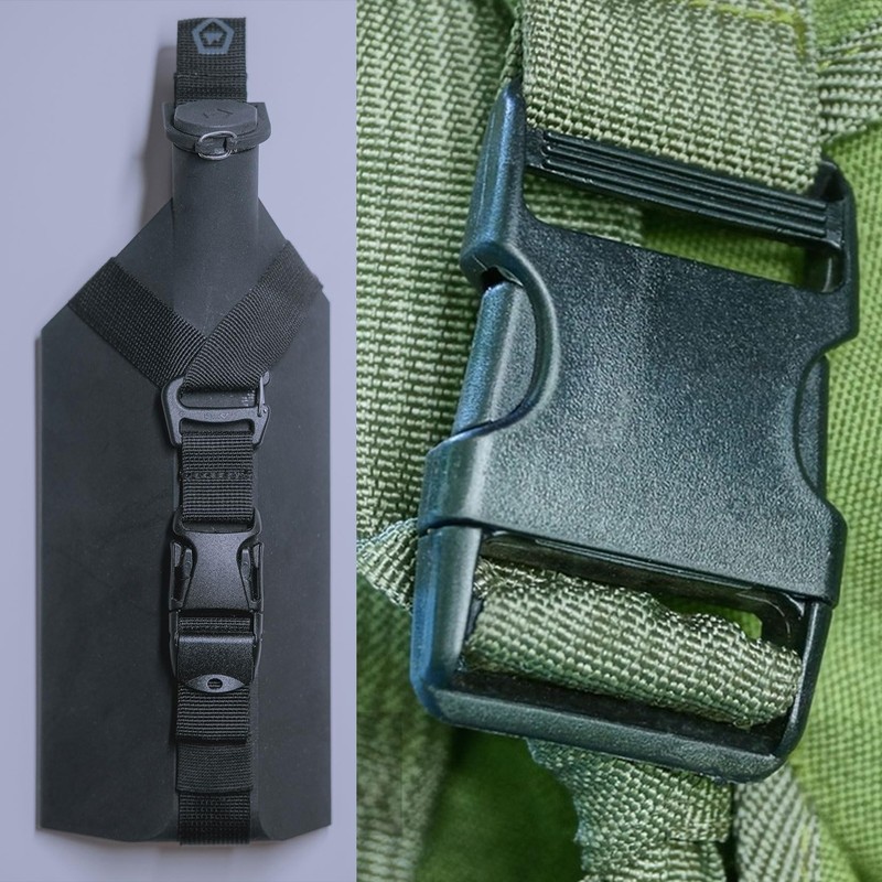 CMBBZZY 6 Sets 25mm Plastic Side Release Buckles with Tri