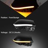 ZDEERAOTO LED Rear Side Mirror Light DRL Amber Sequential Turn