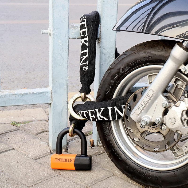 INTEKIN Maximum Security Chain 4 ft x 1/2" Thick Bicycle