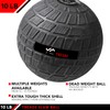 JFIT Slam Ball, Treads Black, 10 LB