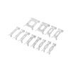 12Pcs Ring Size Adjuster Invisible Transparent Ring Size