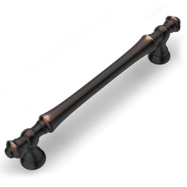 Amerdeco 10 Pack Oil Rubbed Bronze Cabinet Pulls 5 Inch(128mm) Hole Center Cabinet Hardware Kitchen Cabinet Handles for Bathroom Drawer Pulls Dresser Pulls ZH0014
