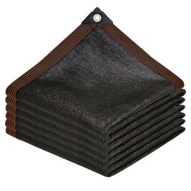 BCBIG Rectangular Sun Shade Sail for Balcony, Shade Net Greenhouse Effectively Block Sunlight and UV Rays that Air Can Circulate Up and Down 2 x 2 m, Black